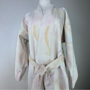 Mara Hoffman Adrian Long Coat Duster With Belt in Celeste Medium NWOT